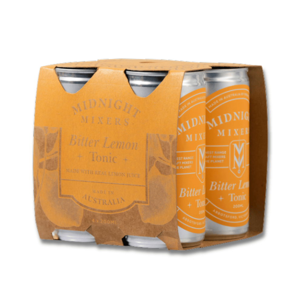 Midnight Mixers Bitter Lemon Tonic 200ml - Midnight Mixers - Craftzero
