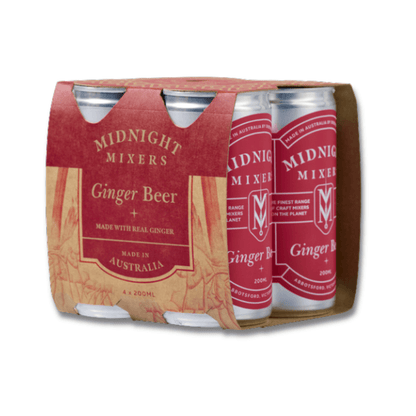 Midnight Mixers Ginger Beer 200ml ***BBD 09/26*** - Midnight Mixers - Craftzero