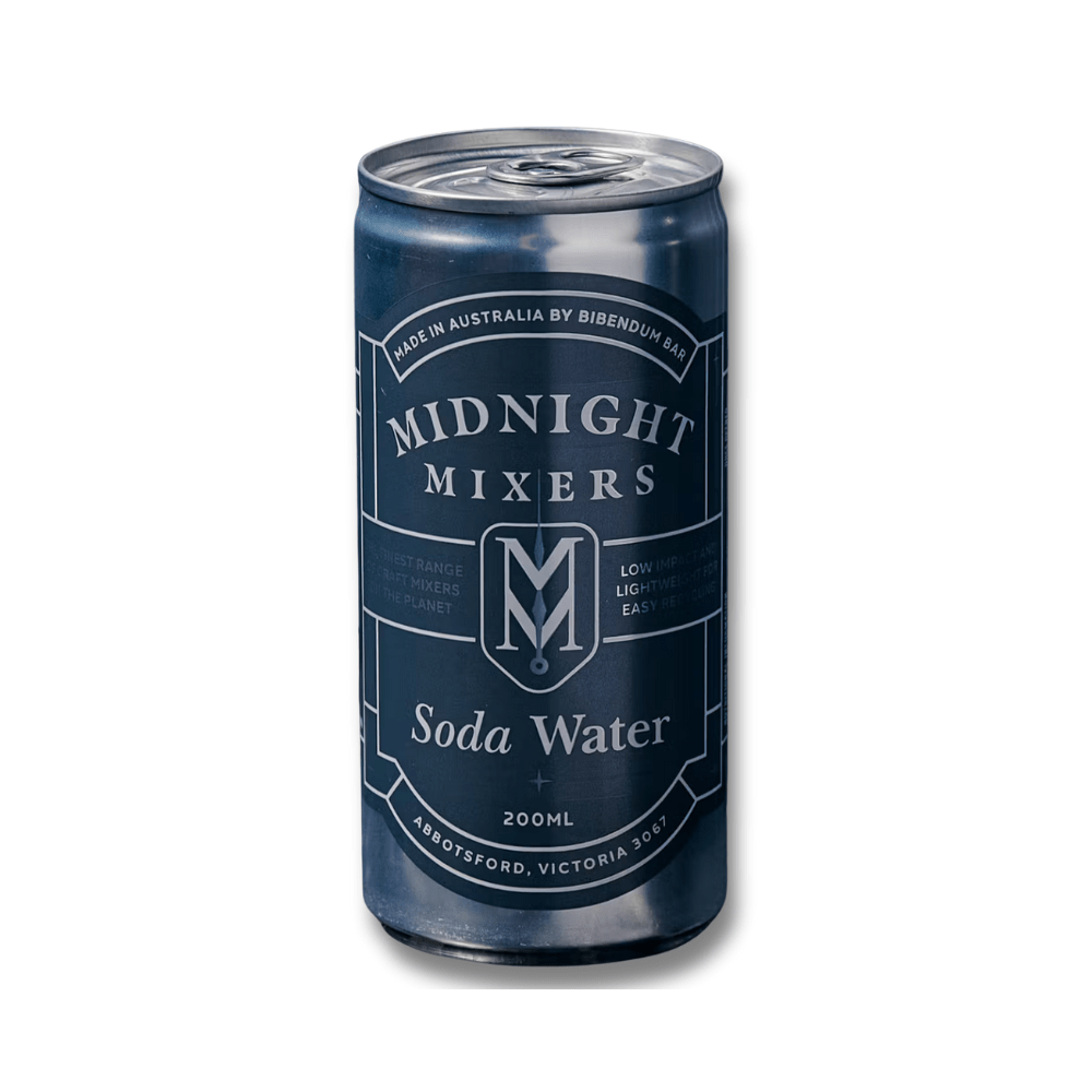 Midnight Mixers Soda Water 200ml - Midnight Mixers - Craftzero