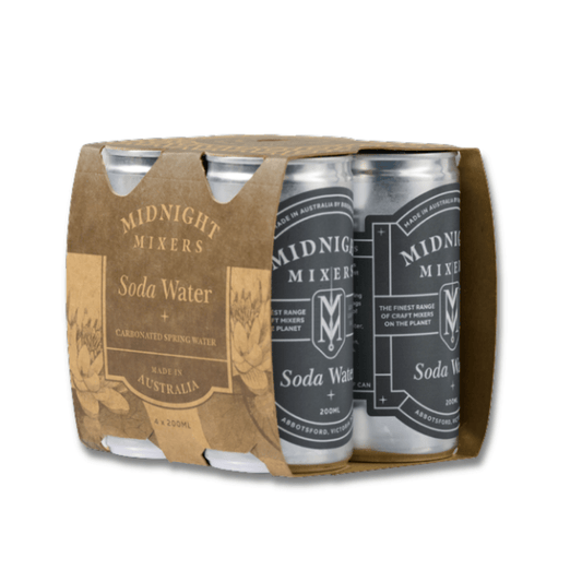 Midnight Mixers Soda Water 200ml - Midnight Mixers - Craftzero