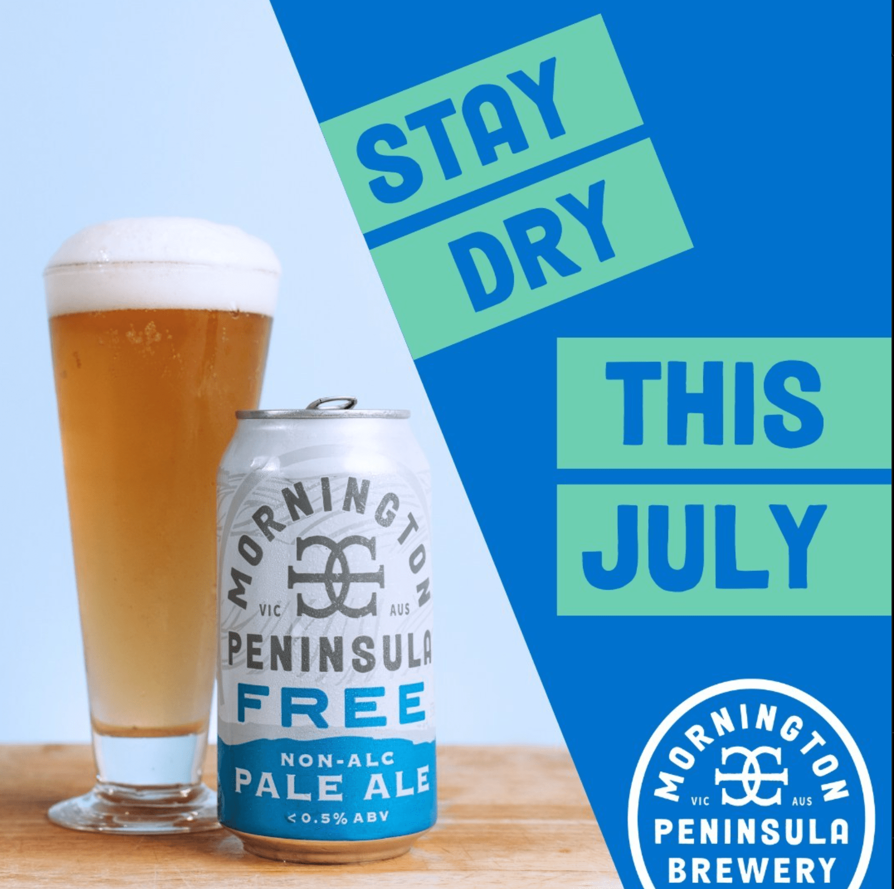 Mornington Free Non-Alc Pale Ale 375mL - Mornington Brewery - Craftzero