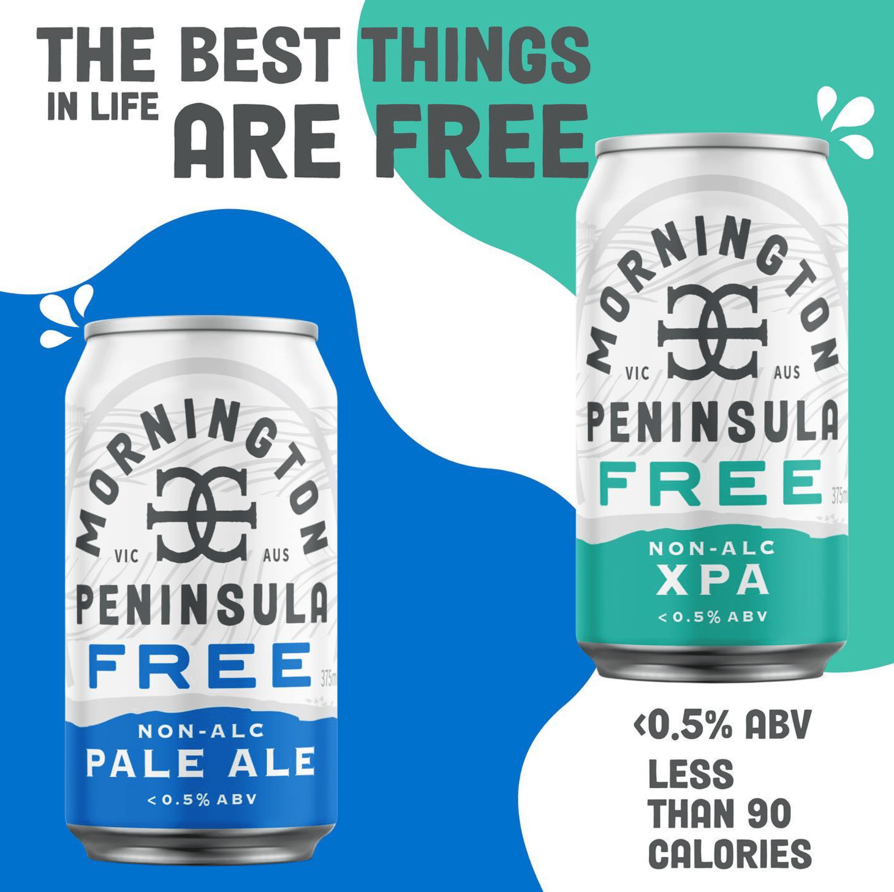 Mornington Free Duo Bundle: Non-Alc XPA & Pale Ale (12 Cans) - Mornington Brewery - Craftzero
