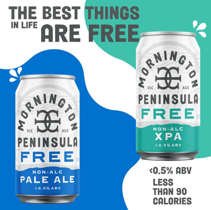 Mornington Free Duo Bundle: Non-Alc XPA & Pale Ale (12 Pack) - Mornington Brewery - Craftzero