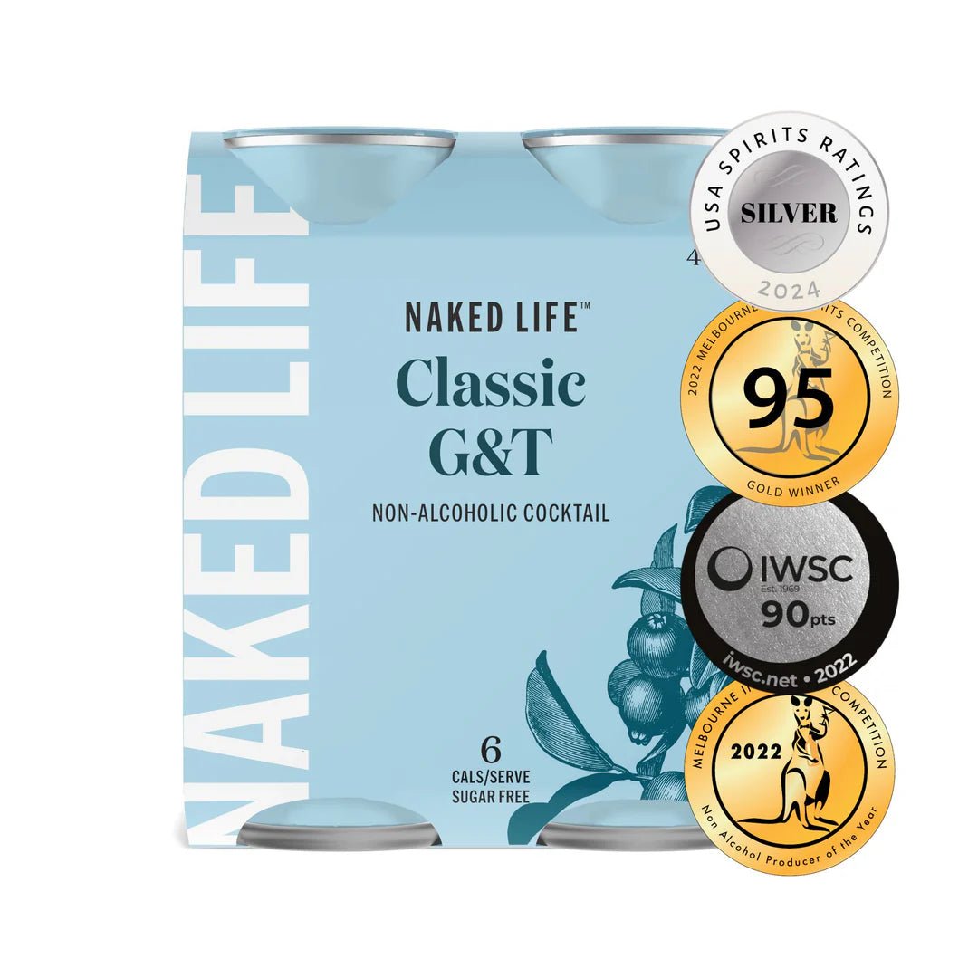 Naked Life Non Alcoholic Classic Gin & Tonic 250ml - Naked Life - Craftzero