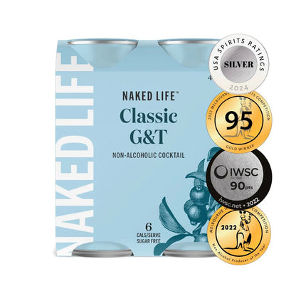 Naked Life Non Alcoholic Classic Gin & Tonic 250ml - Naked Life - Craftzero