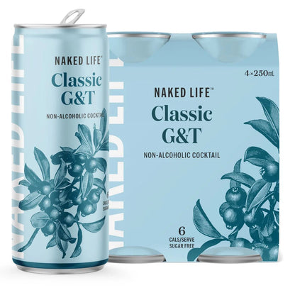 Naked Life Non Alcoholic Classic Gin & Tonic 250ml - Naked Life - Craftzero