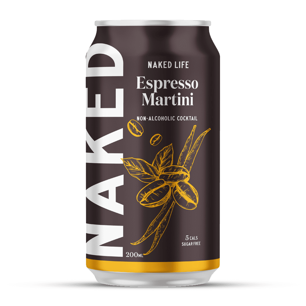 Naked Life Non Alcoholic Cocktail Espresso Martini 200mL - Naked Life - Craftzero