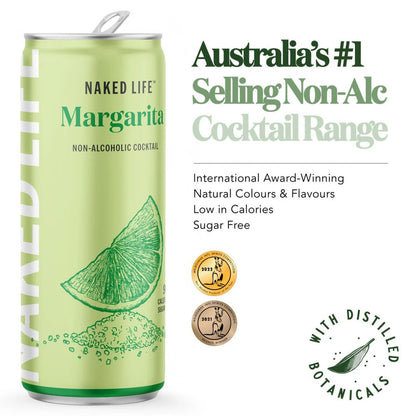 Naked Life Non Alcoholic Margarita 250ml - Naked Life - Craftzero