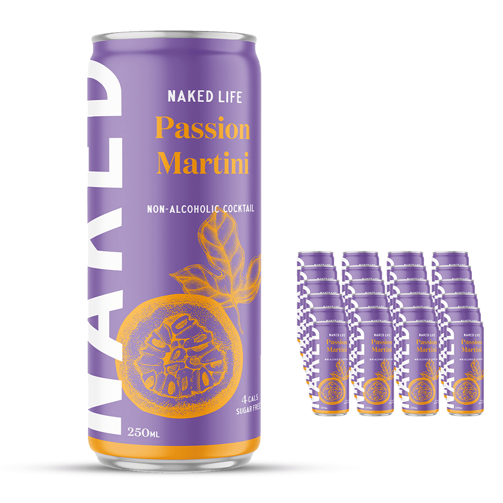 Naked Life Non-Alcoholic Passion Martini 250mL - Naked Life - Craftzero