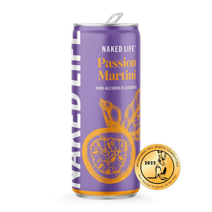Naked Life Non-Alcoholic Passion Martini 250ml - Naked Life - Craftzero