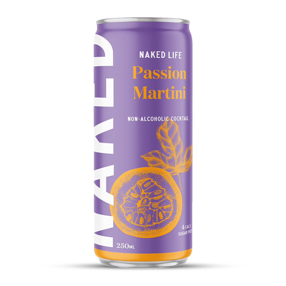 Naked Life Non-Alcoholic Passion Martini 250ml - Naked Life - Craftzero