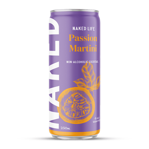 Naked Life Non-Alcoholic Passion Martini 250ml - Naked Life - Craftzero