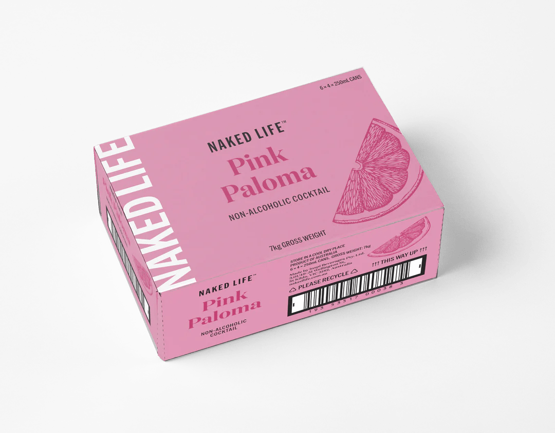 Naked Life Non - Alcoholic Pink Paloma 250mL | Naked Life | Craftzero