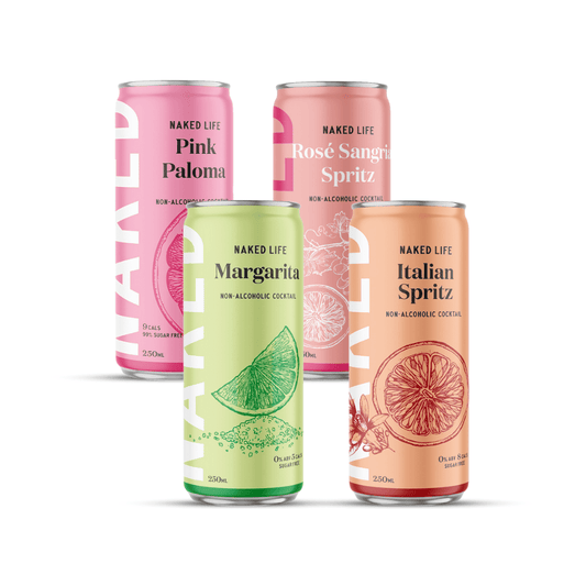 Naked Life Non-Alcoholic RTD Mixed Pack - Tart & Tasty (16 Pack) - Naked Life - Craftzero