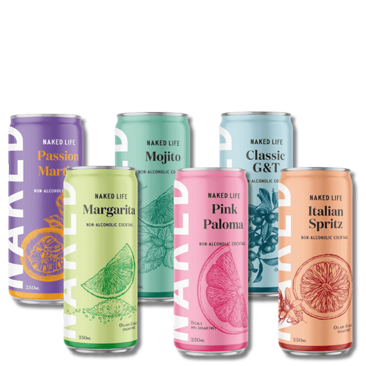 Naked Life Non-Alcoholic RTD Mixed Refreshment Pack - 24 - Naked Life - Craftzero