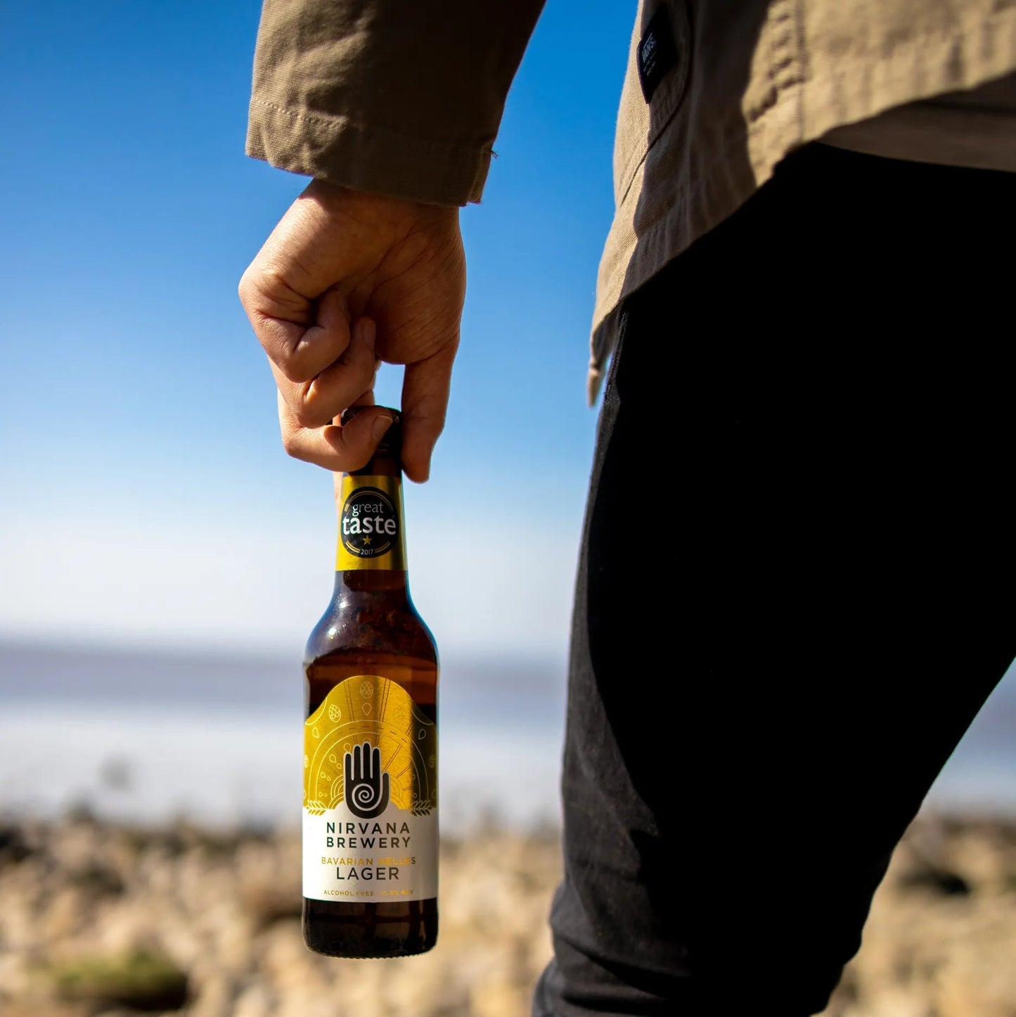 Nirvana Bavarian Helles Zero Lager 500ml ***BBD 10/26*** - Nirvana - Craftzero