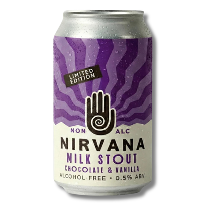 Nirvana Non-Alcoholic Chocolate & Vanilla Milk Stout 330ml - Nirvana - Craftzero