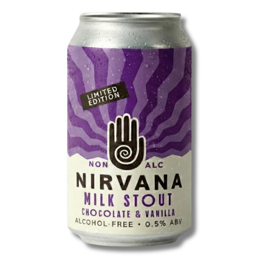 Nirvana Non-Alcoholic Chocolate & Vanilla Milk Stout 330ml - Nirvana - Craftzero