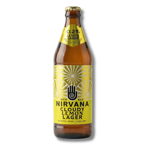 Nirvana Cloudy Lemon Lager - Non Alcoholic Radler 500ml ***BBD 08/26*** - Nirvana - Craftzero