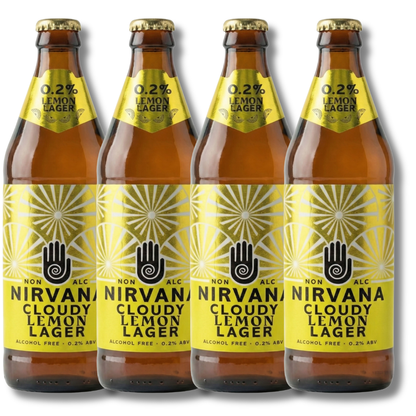 Nirvana Cloudy Lemon Lager - Non Alcoholic Radler 500ml ***BBD 08/26*** - Nirvana - Craftzero