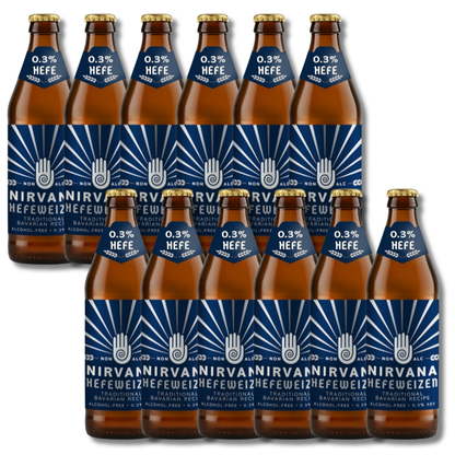 Nirvana Hefeweizen - Non Alcoholic Wheat Beer 500ml ***BBD 08/26*** - Nirvana - Craftzero