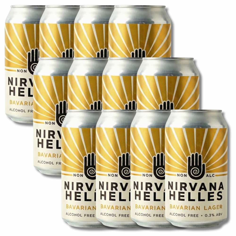 Nirvana Bavarian Helles Zero Lager 330ml