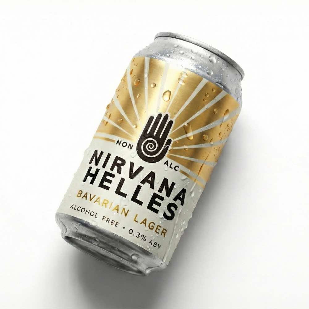 Nirvana Bavarian Helles Zero Lager 330ml