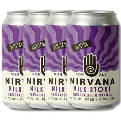 Nirvana Non-Alcoholic Chocolate & Vanilla Milk Stout 330ml - Nirvana - Craftzero
