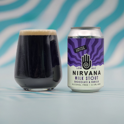 Nirvana Non-Alcoholic Chocolate & Vanilla Milk Stout 330ml - Nirvana - Craftzero