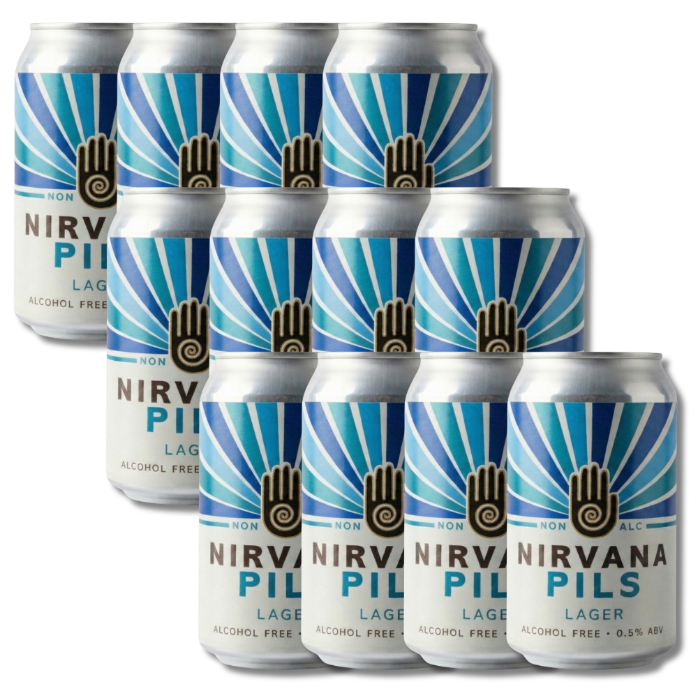 Nirvana Non Alcoholic German Pils 330ml - Nirvana - Craftzero