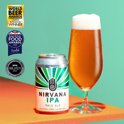 Nirvana Non Alcoholic West Coast IPA 330ml ***BBD 01/08*** - Nirvana - Craftzero