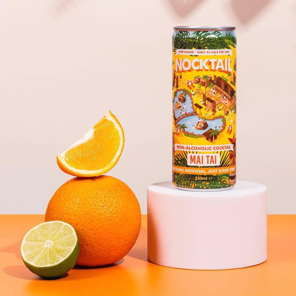 Nocktail Mai Tai Premixed Mocktail 250ml  ***BBD 05/26*** - Nocktail - Craftzero