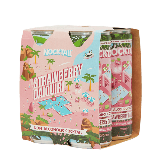 Nocktail Strawberry Daiquiri Premixed Mocktail 250mL - Nocktail - Craftzero