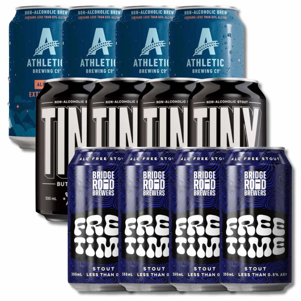 Non-Alcoholic Stout Selection (12 Pack) - Craftzero - Craftzero