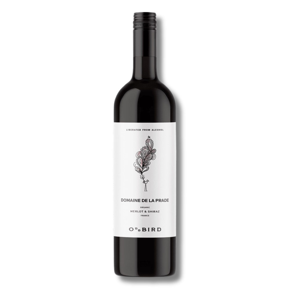 Oddbird Merlot Shiraz Domaine de la Prade Organic Alcohol Free 750ml - Oddbird - Craftzero