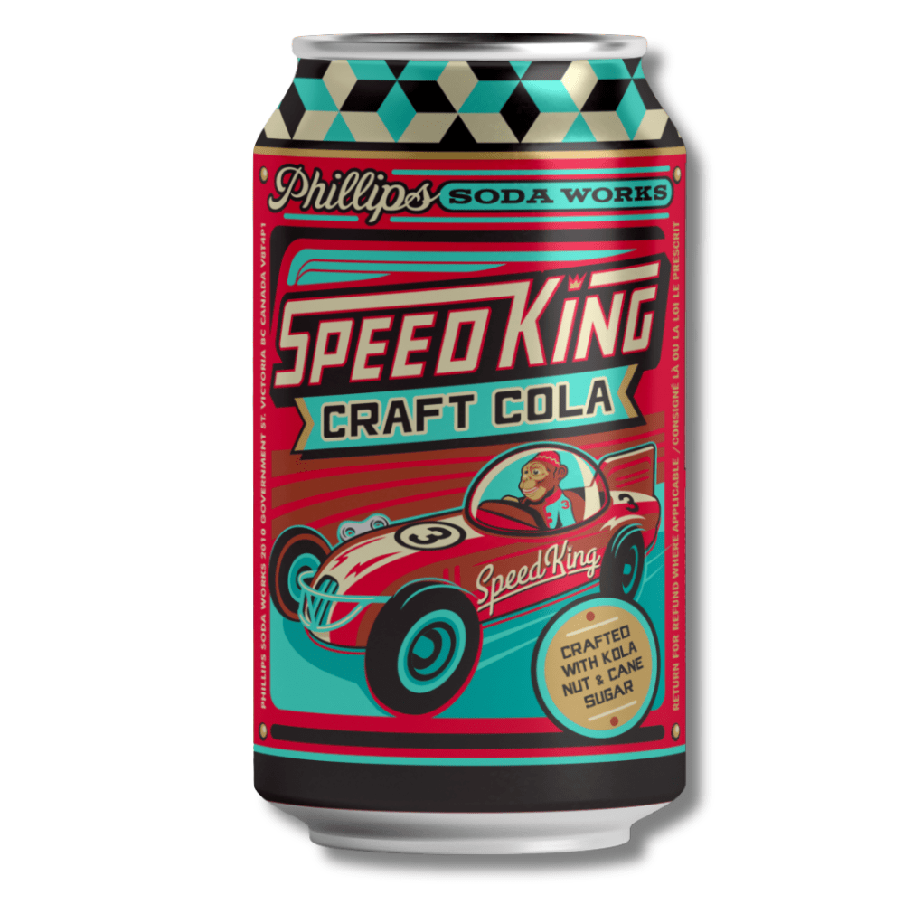 Phillips Soda Works Speed King Craft Cola 355ml - Phillips Soda Works - Craftzero