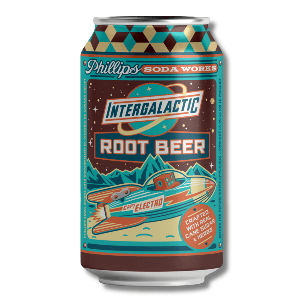 Phillips Soda Works Intergalactic Root Beer 355ml - Phillips Soda Works - Craftzero