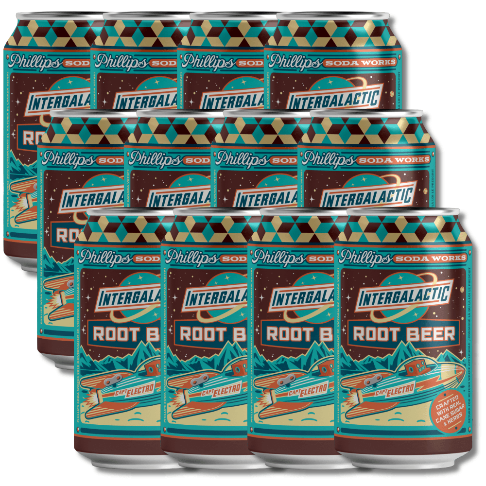 Phillips Soda Works Intergalactic Root Beer 355ml - Phillips Soda Works - Craftzero