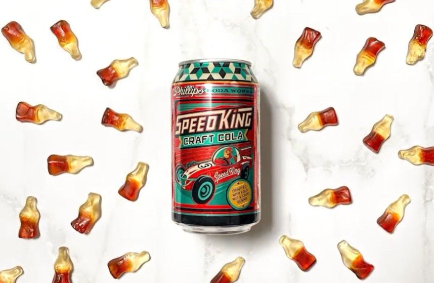Phillips Soda Works Speed King Craft Cola 355ml - Phillips Soda Works - Craftzero