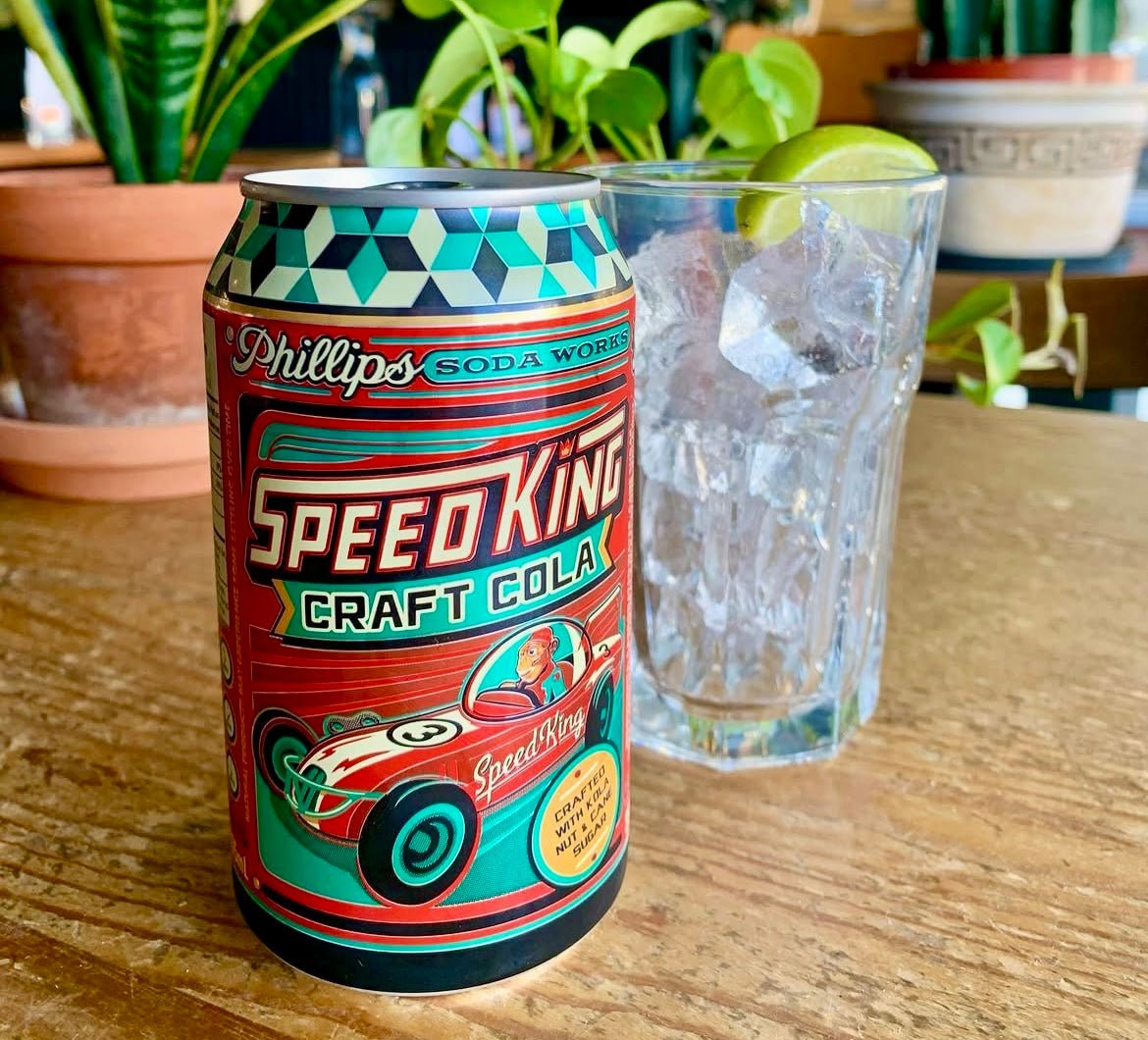 Phillips Soda Works Speed King Craft Cola 355ml - Phillips Soda Works - Craftzero