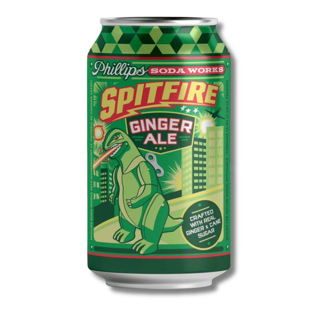 Phillips Soda Works Spitfire Ginger Ale 355ml ***BBD 08/26*** - Phillips Soda Works - Craftzero