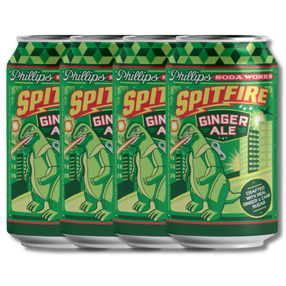 Phillips Soda Works Spitfire Ginger Ale 355ml ***BBD 08/26*** - Phillips Soda Works - Craftzero