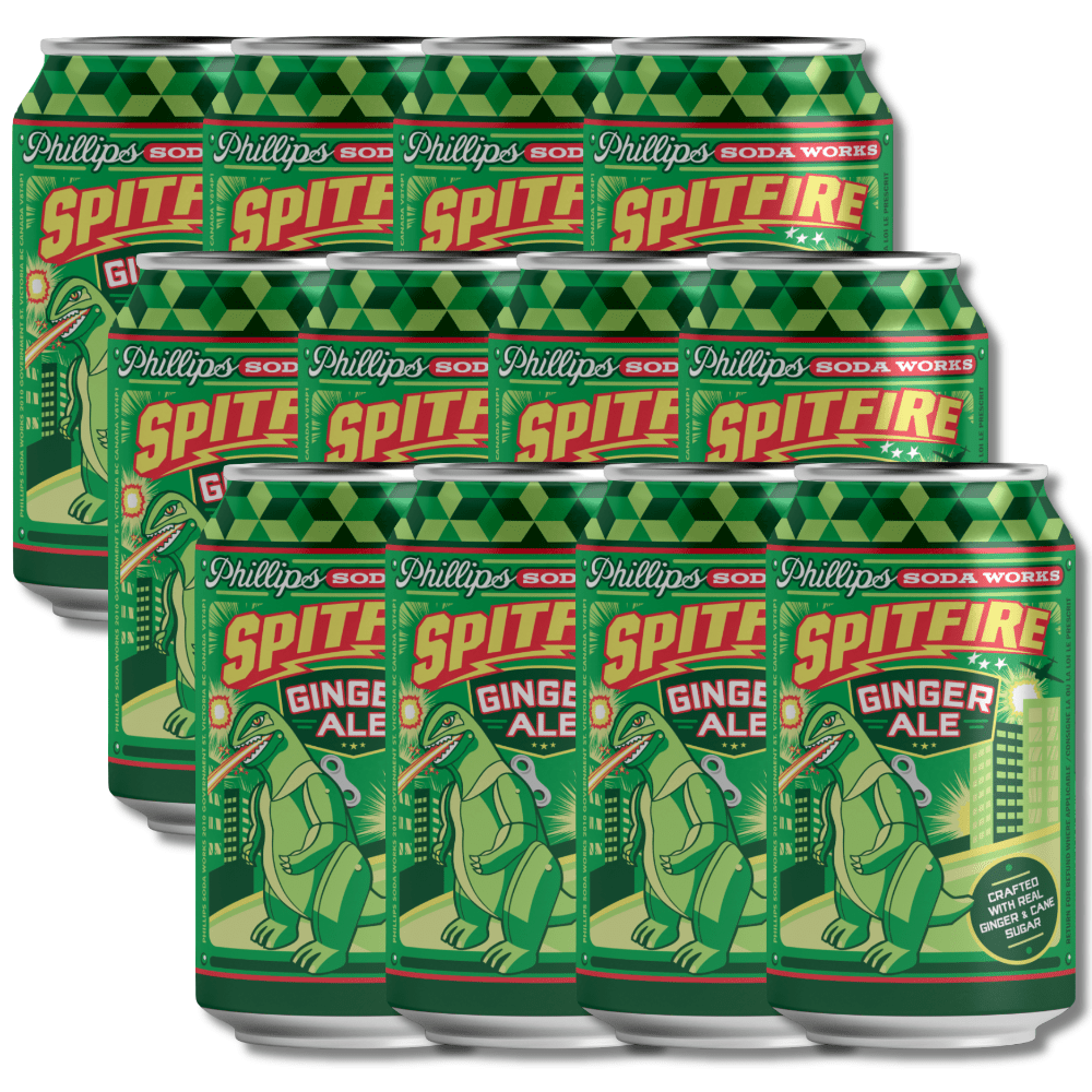 Phillips Soda Works Spitfire Ginger Ale 355ml ***BBD 08/26*** - Phillips Soda Works - Craftzero