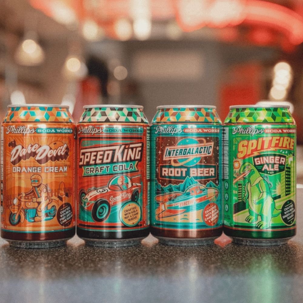 Phillips Soda Works Spitfire Ginger Ale 355ml ***BBD 08/26*** - Phillips Soda Works - Craftzero