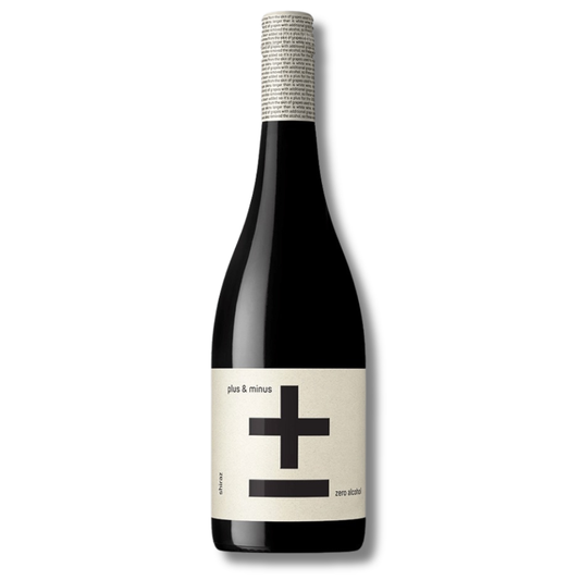 Plus & Minus Alcohol-Free Shiraz 750ml - Plus & Minus Wines - Craftzero