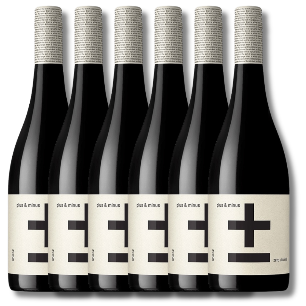 Plus & Minus Alcohol-Free Shiraz 750ml - Plus & Minus Wines - Craftzero
