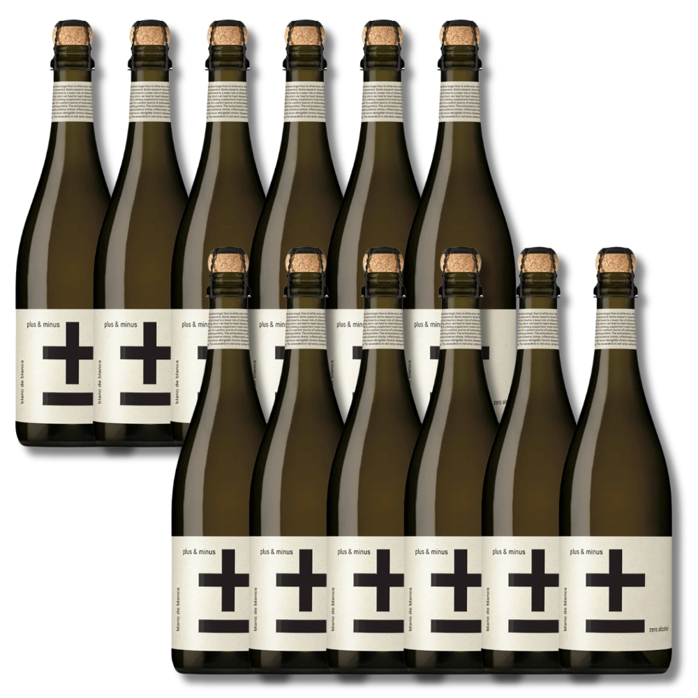 Plus & Minus Non-Alcoholic Blanc de Blancs 750ml - Plus & Minus Wines - Craftzero