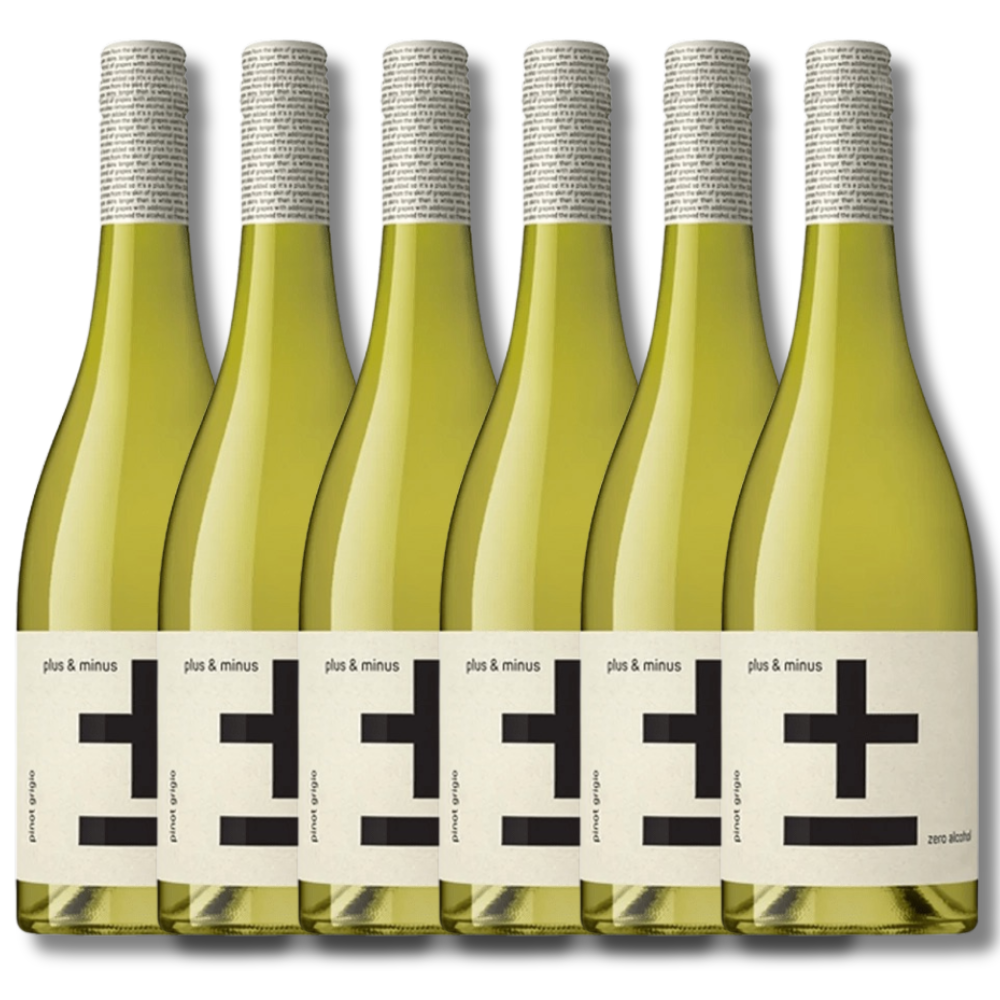 Plus & Minus Non-Alcoholic Pinot Grigio 750ml - Plus & Minus Wines - Craftzero