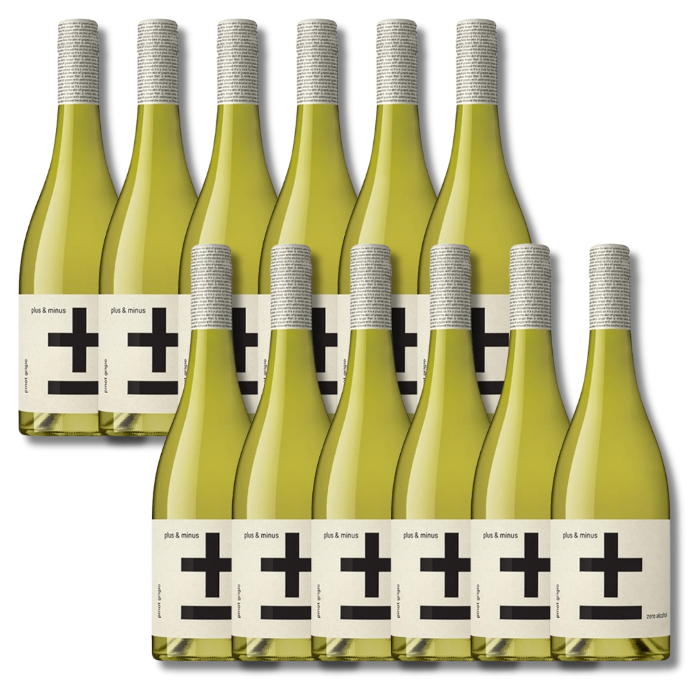 Plus & Minus Non-Alcoholic Pinot Grigio 750ml - Plus & Minus Wines - Craftzero