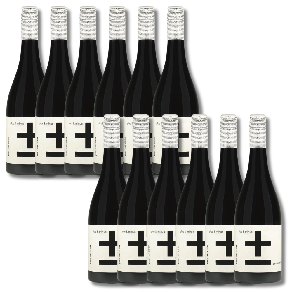 Plus & Minus Non-Alcoholic Pinot Noir 750ml - Plus & Minus Wines - Craftzero